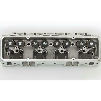 Flo-Tek SBC 350 Chevy Aluminum Assembled 64cc Cylinder Head w/ Studs Guideplates - Fresh Stock Dated February 2026