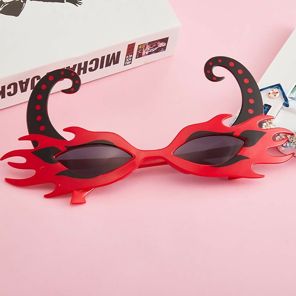 Funny Glasses Pumpkin Skeleton Clown Nose Halloween Party Role-playing Supplie-A - Fresh Stock Dated December 2025