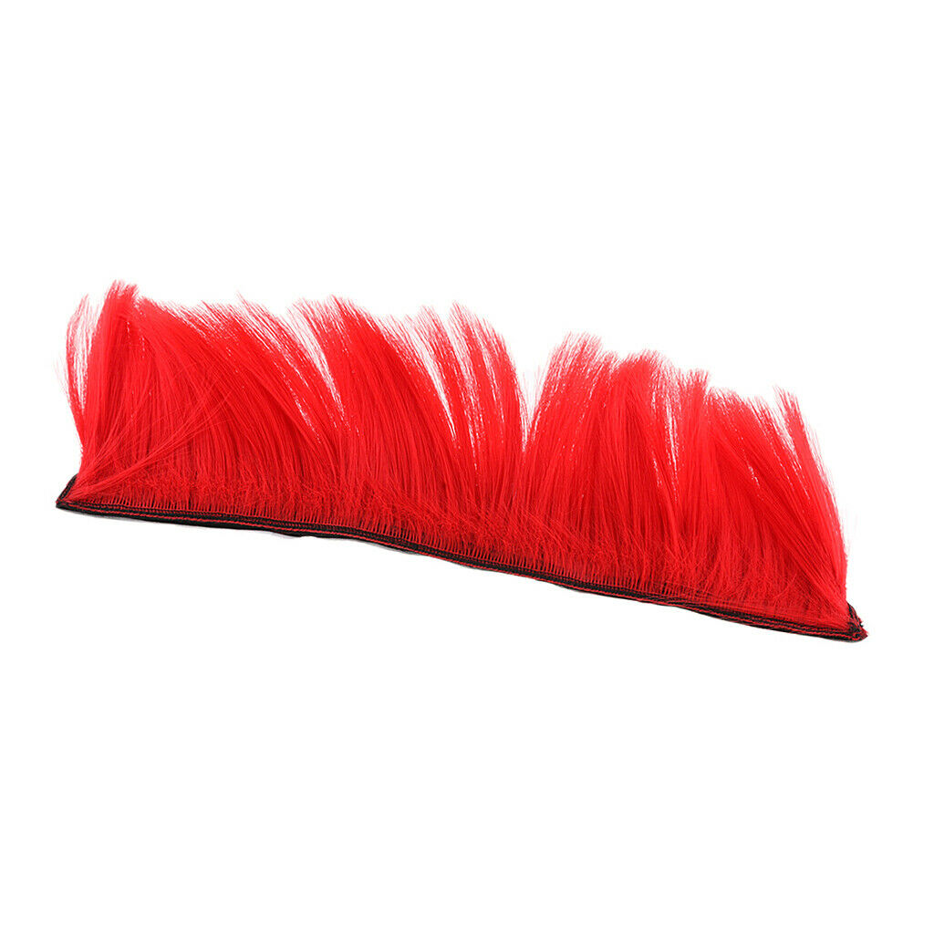 Helmet Accessories Mohawk Wig for Racing Mohawk  Dirt Bike Red - Fresh Stock Dated February 2026