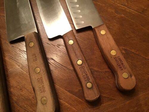 Lot 15 Vtg Chicago Cutlery Knives 100S 107S 62S 61S 65S 78S C42 42S Santoku Chef - Fresh Stock Dated December 2025