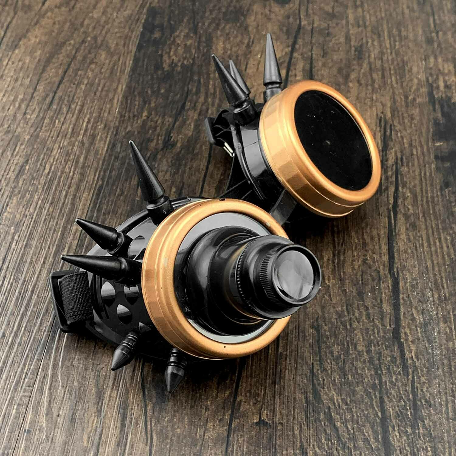 Retro Steampunk Goggles With Ocular Gothic Costume Glasses Punk Cosplay C5 - Fresh Stock Dated February 2026