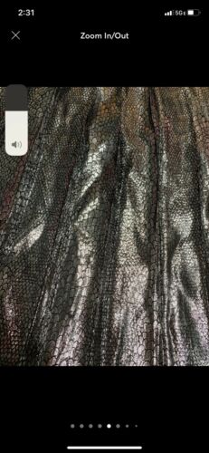 Vintage Metallic Snakeskin Skirt - Fresh Stock Dated February 2026