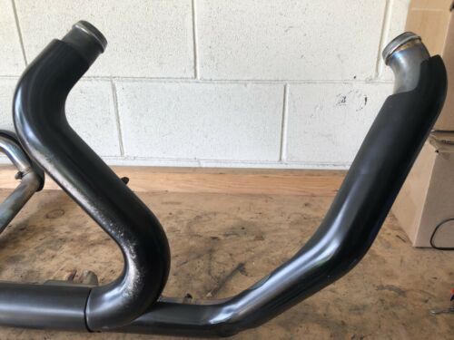 2009-2016 HARLEY DAVIDSON TOURING HEADER EXHAUST HEAD PIPE W/ HEAT SHIELDS OEM - Fresh Stock Dated February 2026