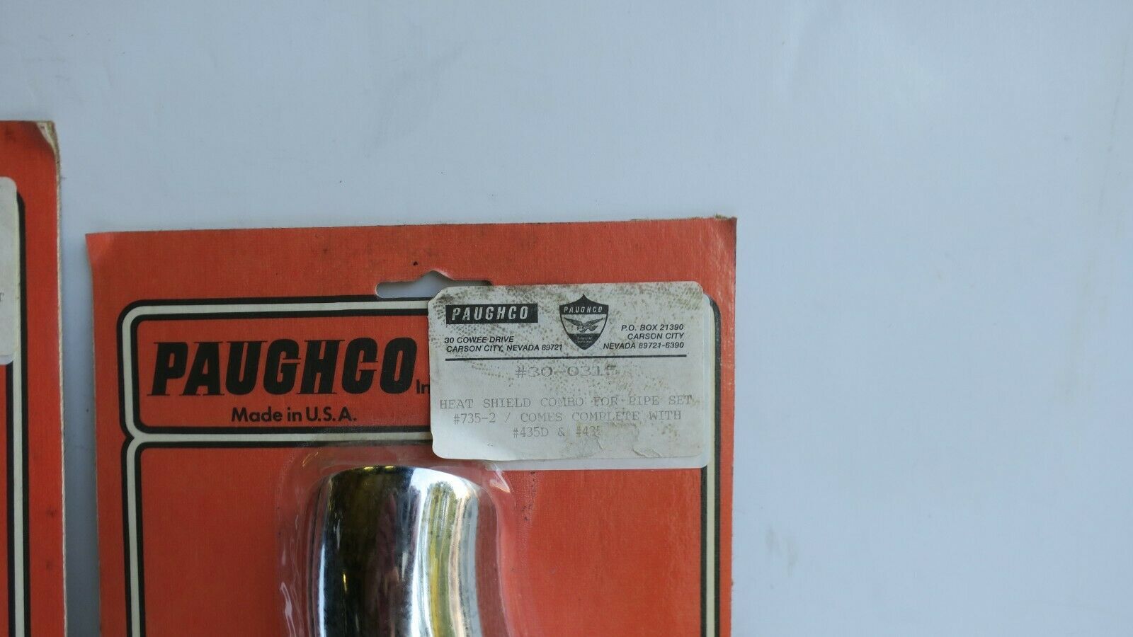 HARLEY-DAVIDSON NOS PAUCHCO EXHAUST HEAT SHIELD COMBO SET - Fresh Stock Dated February 2026