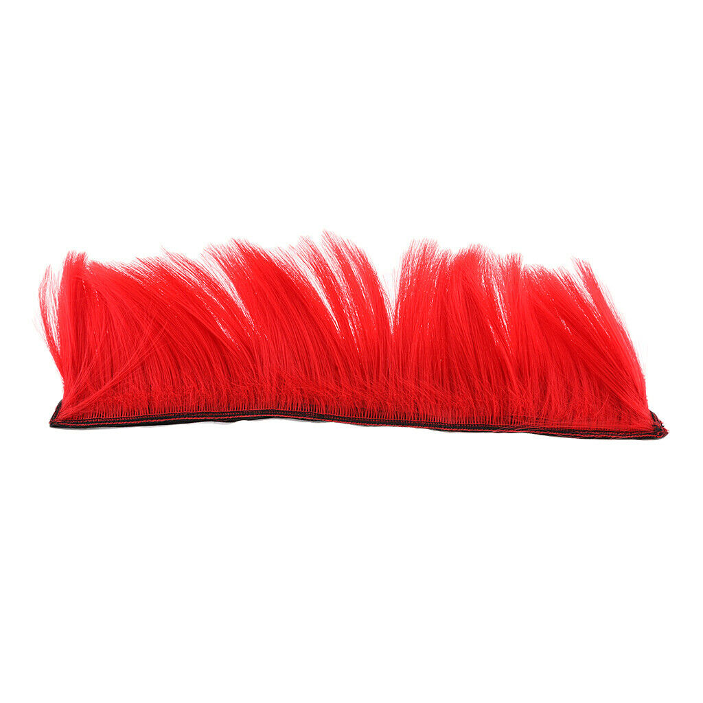 Helmet Accessories Mohawk Wig for Racing Mohawk  Dirt Bike Red - Fresh Stock Dated February 2026