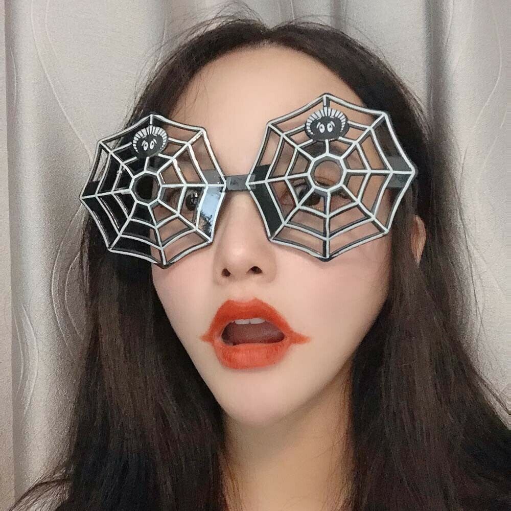 Funny Glasses Pumpkin Skeleton Clown Nose Halloween Party Role-playing Supplie-A - Fresh Stock Dated December 2025