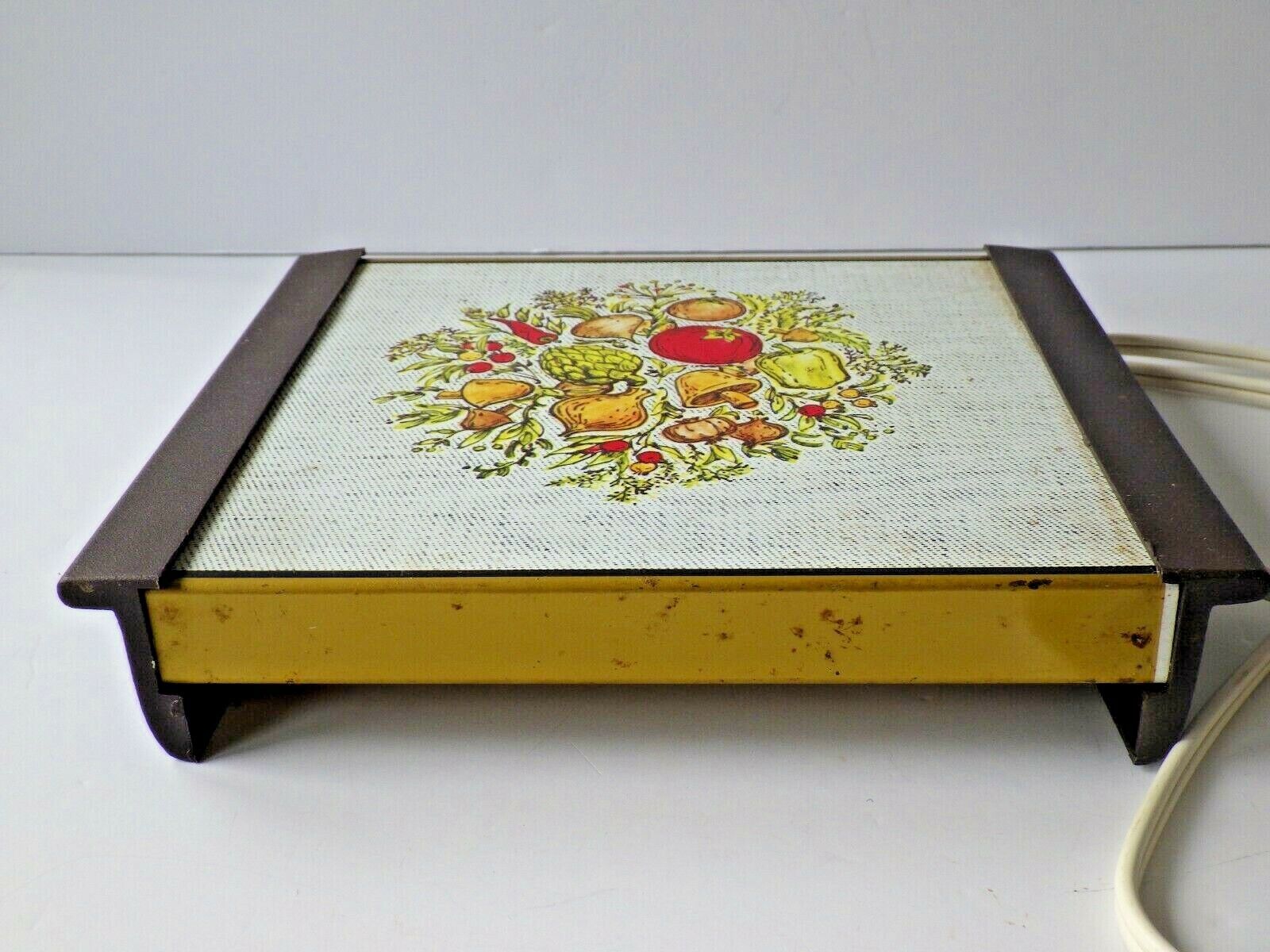 Vintage Hot Plate Warm-O-Tray Spice of Life Atlantic Precision Electric Works - Fresh Stock Dated February 2026