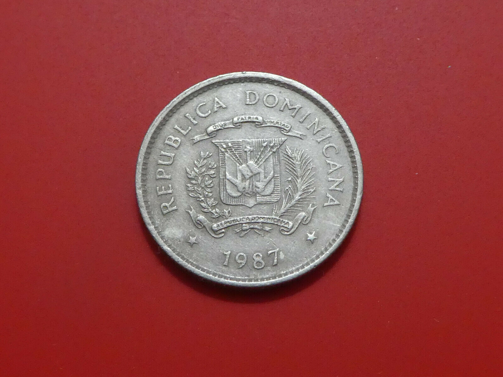 Dominican Republic 10 centavos 1987 , Duarte, Hard to find - Fresh Stock Dated February 2026