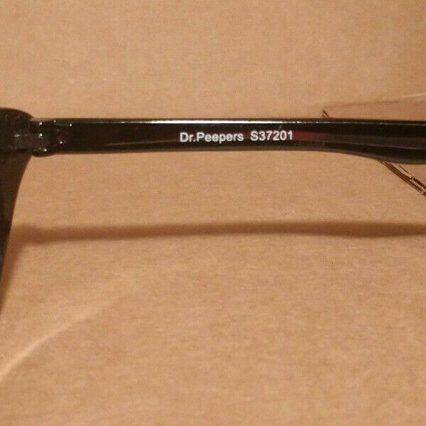 Dr Peepers Costume Mardi Gras Black Cat Eye Glasses S37201 - Fresh Stock Dated February 2026