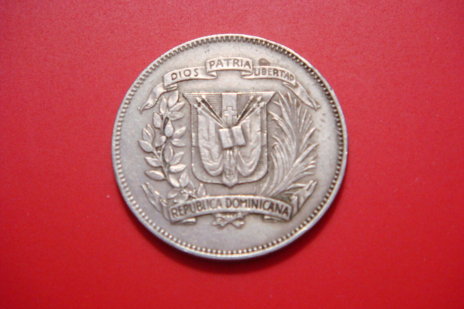 1974 Dominican Republic 25 Centavos - Fresh Stock Dated December 2025