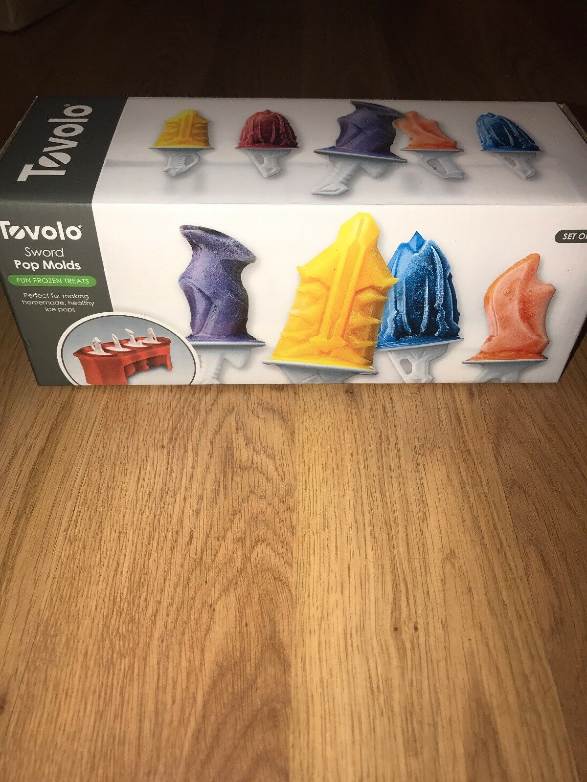 Tovolo Sword Popsicle Ice Pop Molds Set of 4, Cool Summer Treat Even Cooler - Fresh Stock Dated February 2026