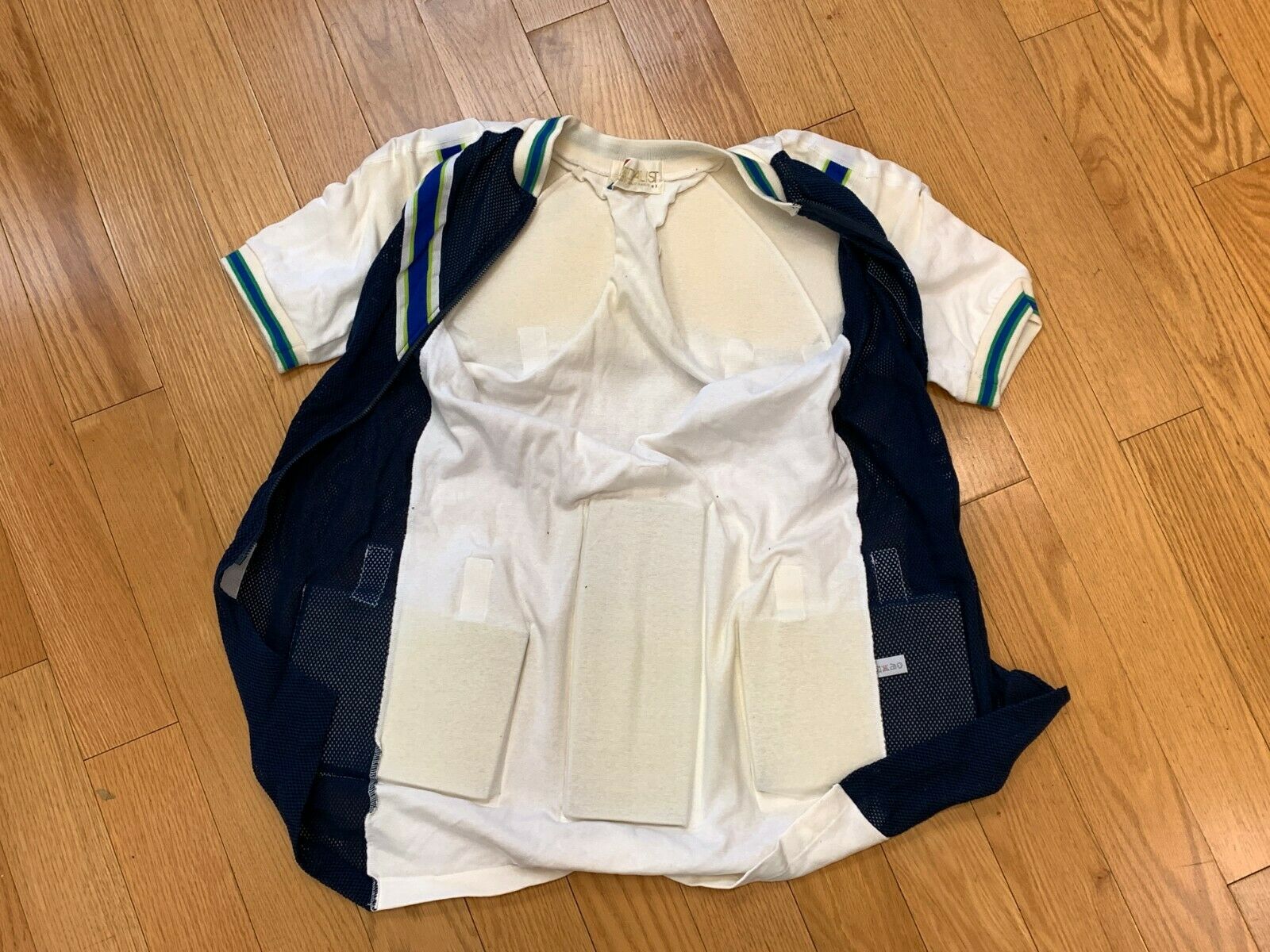 1980's Vintage Keirin Padded Track Racing Jersey and Pads Medium Large Japan - Fresh Stock Dated December 2025