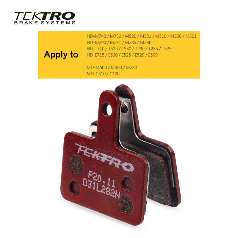 1 Pair or 2 Pair TEKTRO P20.11 Bp69a Disc Brake Pads Metal Ceramic Compound - Fresh Stock Dated February 2026