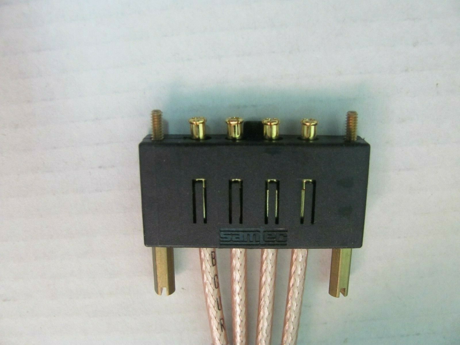 2x Samtec  Male MMCX to Female SMA Coaxial Cable Assembly, 100Cm Length, RG-316 - Fresh Stock Dated December 2025