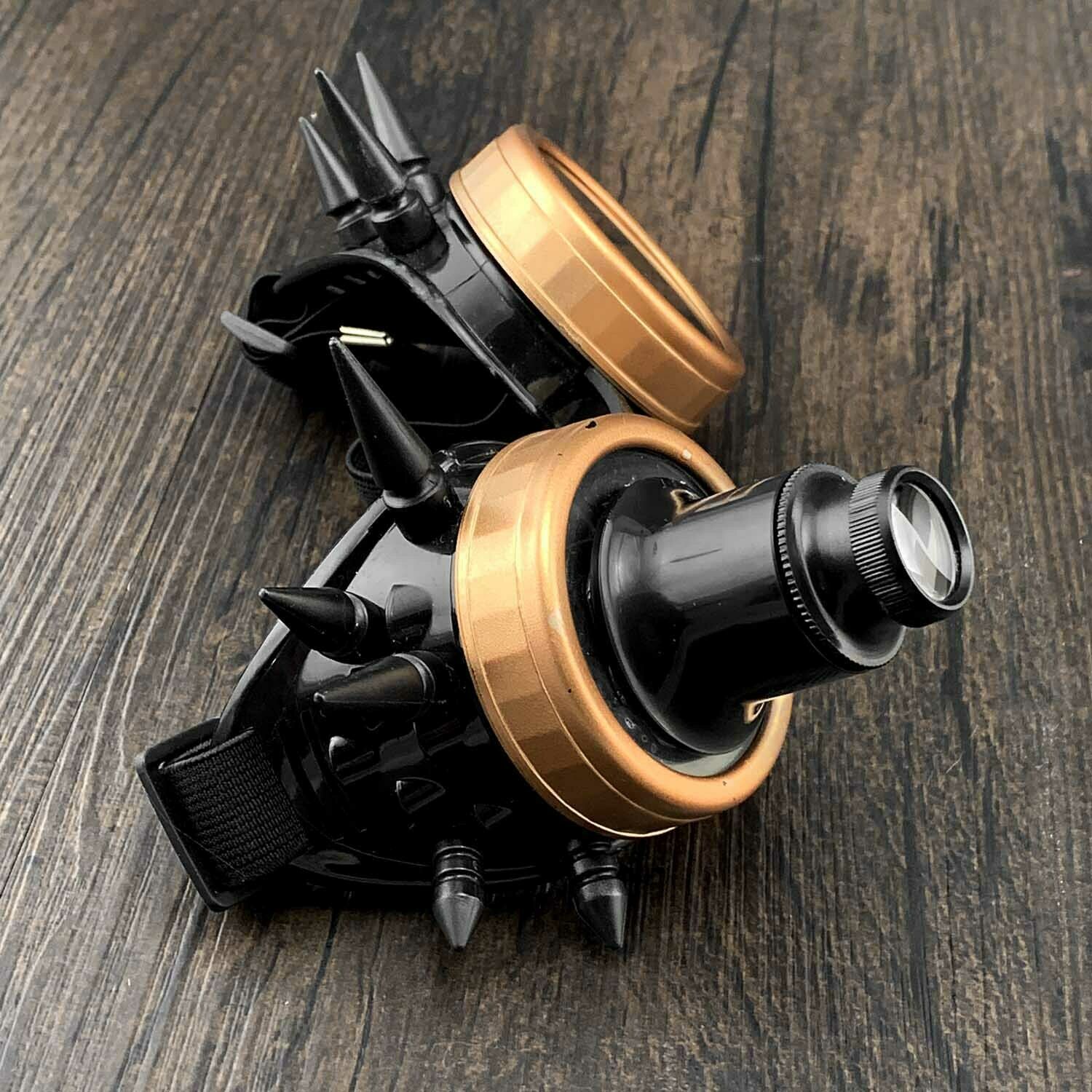 Retro Steampunk Goggles With Ocular Gothic Costume Glasses Punk Cosplay C5 - Fresh Stock Dated February 2026