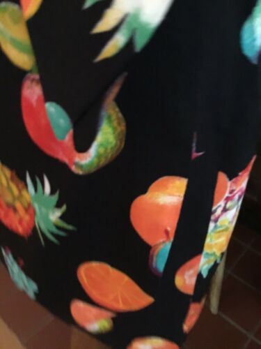 Vintage Fruit Print Short Wrap Skirt M - Fresh Stock Dated December 2025