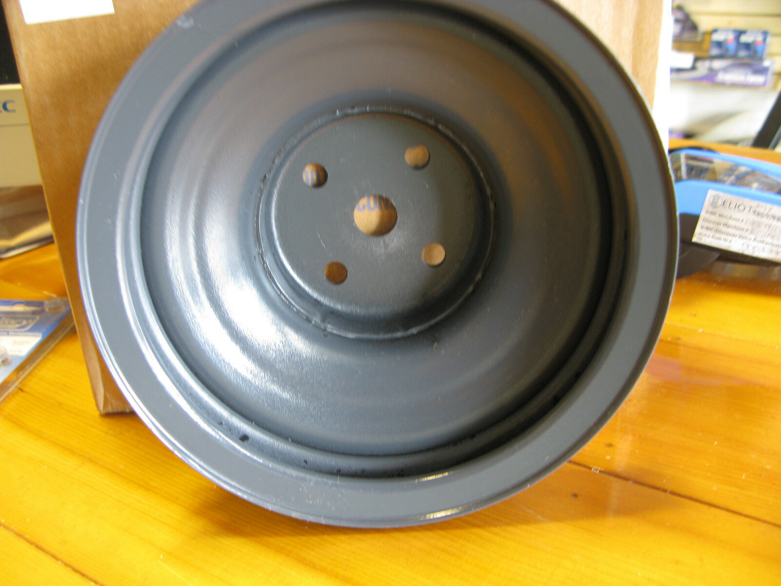 NEW! OMC #384104 WATER PUMP PULLEY. STERN DRIVE. - Fresh Stock Dated February 2026