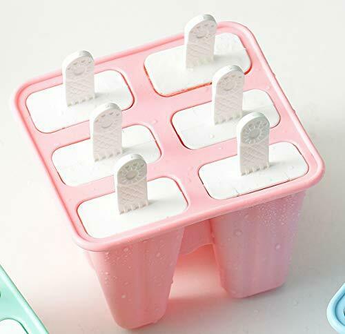 Helistar Popsicle Molds 6 Pieces Silicone Ice Pop Molds BPA Free Popsicle Mol... - Fresh Stock Dated February 2026