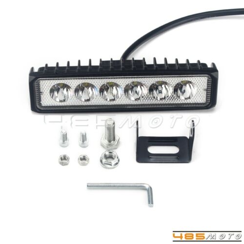 Dirt Bike Dual Sport 6pcs LED Light Bar 12V/24V Work Light Off Road Lights IP 67 - Fresh Stock Dated February 2026