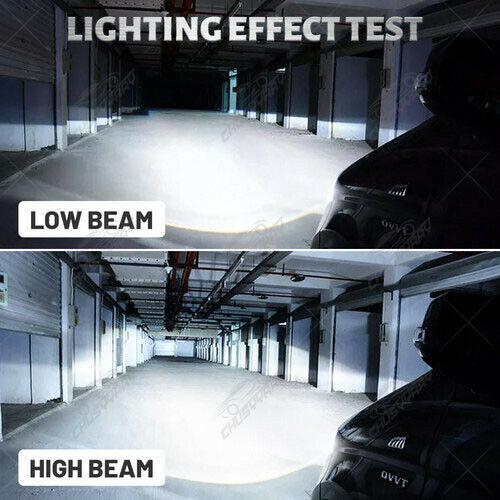 For Honda Big Red 250 ATC250ES 1985-1987 LED Headlight Kit H4 6000K White Bulbs - Fresh Stock Dated February 2026