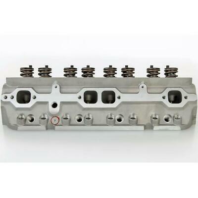 Flo-Tek SBC 350 Chevy Aluminum Assembled 64cc Cylinder Head w/ Studs Guideplates - Fresh Stock Dated February 2026