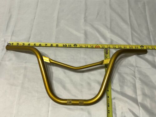 NOS ORIGINAL 70’-80’s GOLD STEEL V HANDLE BARS OLD SCHOOL BMX - Fresh Stock Dated December 2025