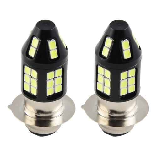 2X 6000K White LED Headlight Lamp Bulbs For Kawasaki Mule 600 610 3000 3010 4x4 - Fresh Stock Dated February 2026