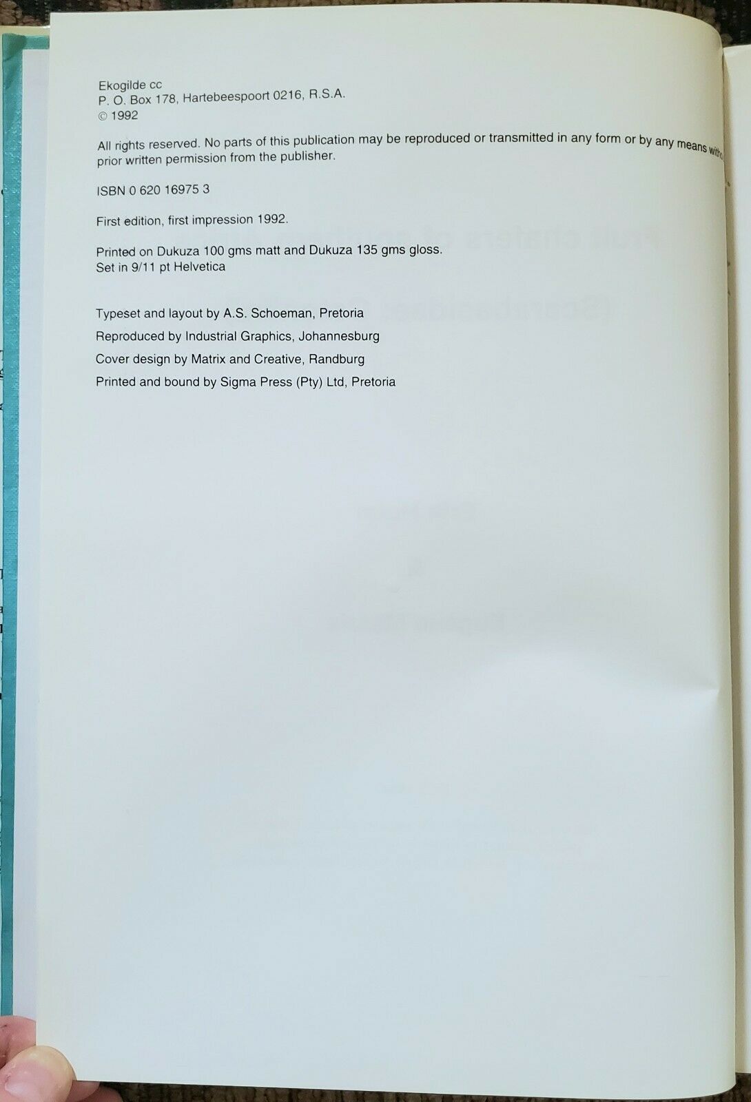 Fruit Chafers of Southern Africa - Erik Holm & Eugene Marais RARE Beetles Insect - Fresh Stock Dated December 2025