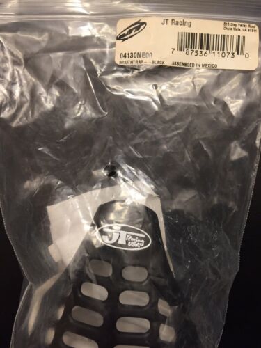 NOS Vintage JT Racing USA Mouth Trap Guard Black Motocross 70s 80s MX BMX - Fresh Stock Dated February 2026