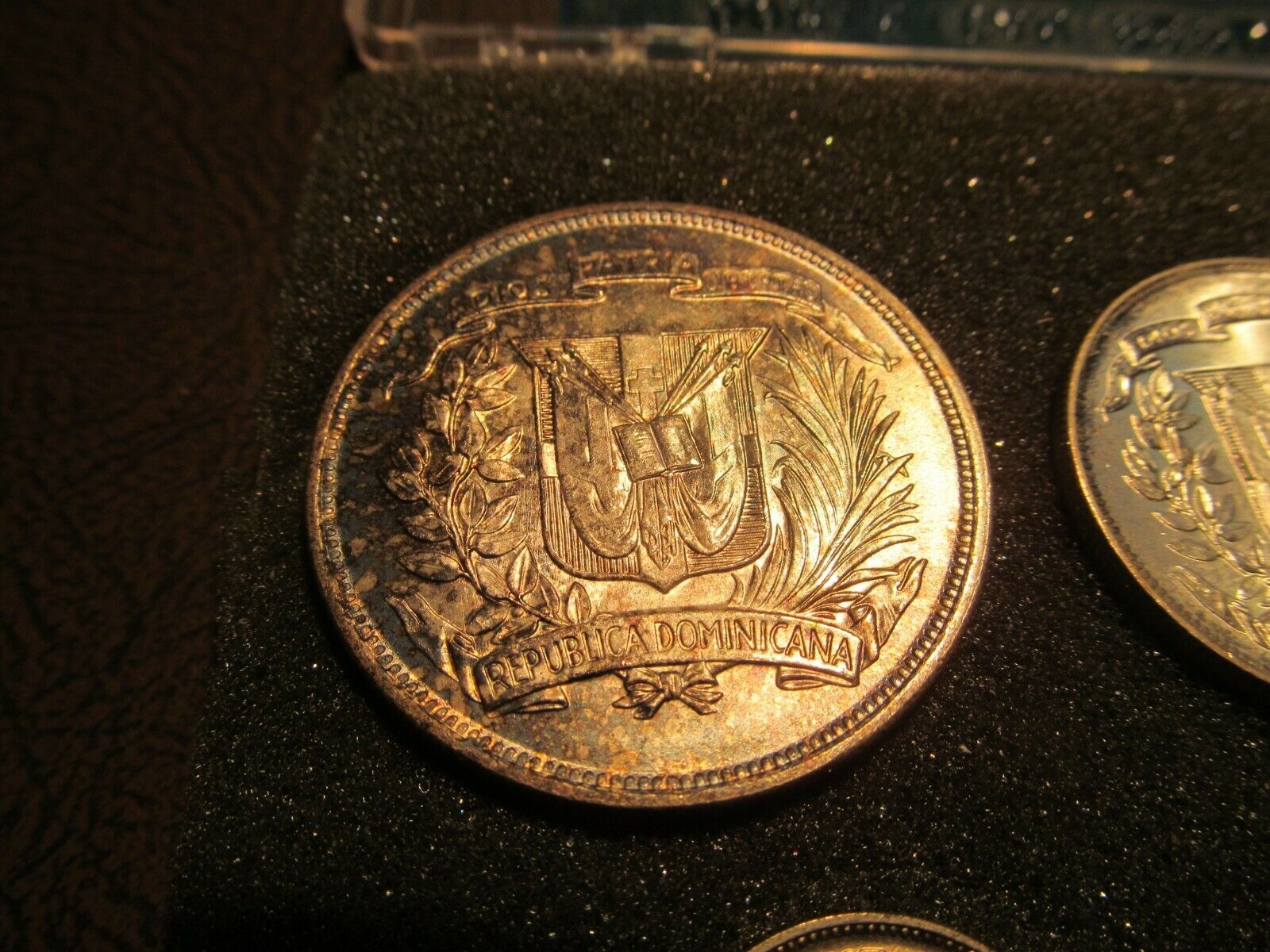 BU Type Set Dominican Republic 1952 Peso; 1961 Medio Peso; 1963 25 Centavos, ETC - Fresh Stock Dated December 2025