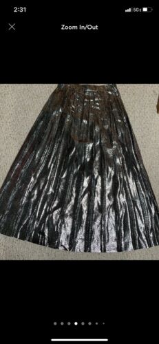 Vintage Metallic Snakeskin Skirt - Fresh Stock Dated February 2026