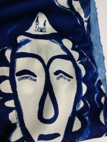 Vintage Greencastle Women's Wrap Skirt Blue White Sz S/M??? No Tags 