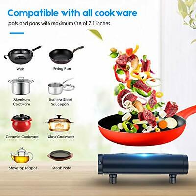 Portable Electric Stove, 1800W Infrared Double Burner Heat-up In Double burner - Fresh Stock Dated December 2025