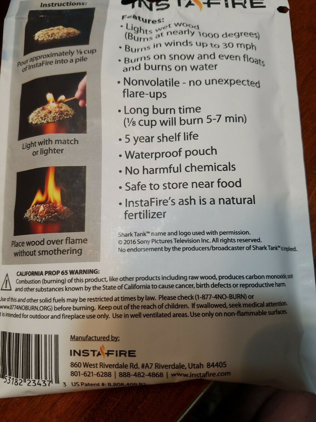 2 pk- Camping Campfire Fire Starters. Duraflame Firestart & Instafire Fire. NEW - Fresh Stock Dated December 2025