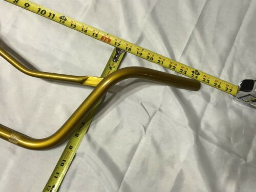 NOS ORIGINAL 70’-80’s GOLD STEEL V HANDLE BARS OLD SCHOOL BMX - Fresh Stock Dated December 2025