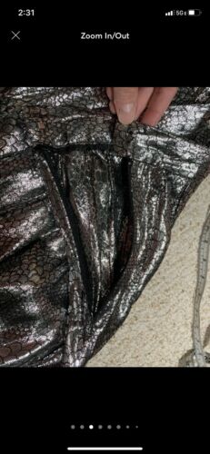 Vintage Metallic Snakeskin Skirt - Fresh Stock Dated February 2026