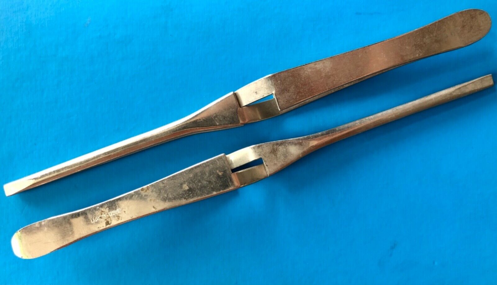 Lot of 2 Precision Self-locking Tweezers (jeweler/surgical/watchmaker) Dixon - Fresh Stock Dated December 2025