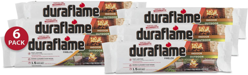 Duraflame 2.5lb 1.5-hr Firelog, 6 pack 00625 - Fresh Stock Dated February 2026