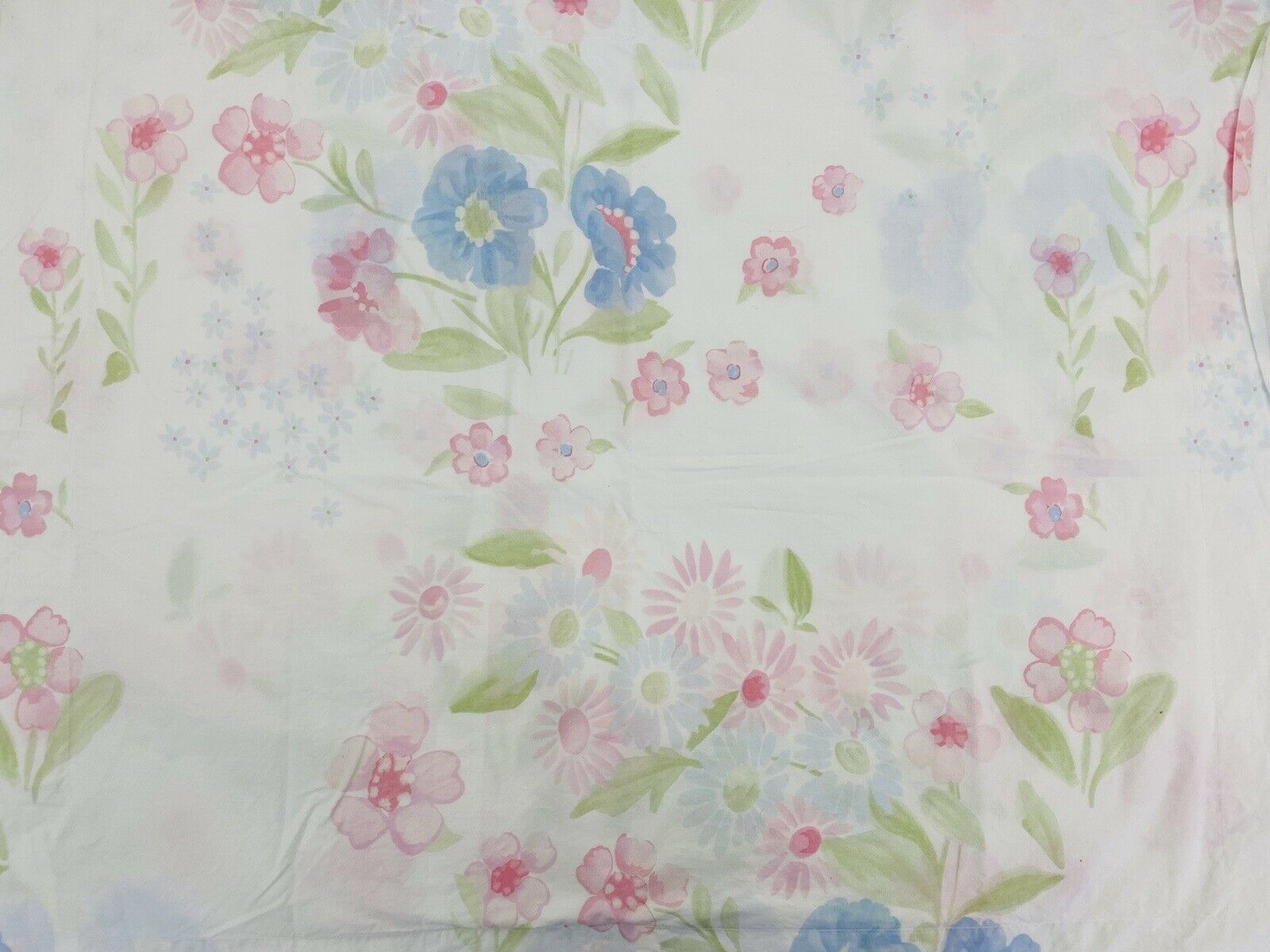 Pottery Barn Kids Mckenna Floral Standard Sham EUC - Pink Blue Green White - Fresh Stock Dated December 2025