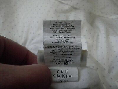 Pottery Barn Kids Bridgette Ruffle Standard Sham Purple Velvet Stripe Tie Close - Fresh Stock Dated December 2025