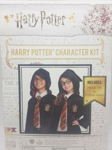 Harry Potter Character Kit Neck Tie and Glasses Dress Up For Halloween Brand New - Fresh Stock Dated February 2026