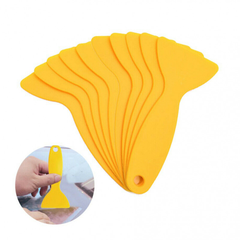 2× Plastic Putty Knife Wall Car Sticker Decal Glass Window Scraper Cleaning Tool - Fresh Stock Dated February 2026