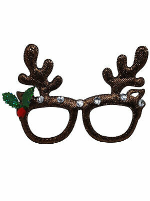 Christmas Reindeer Antler Sunglasses Ugly Sweater Party Xmas Holiday Gift - Fresh Stock Dated February 2026