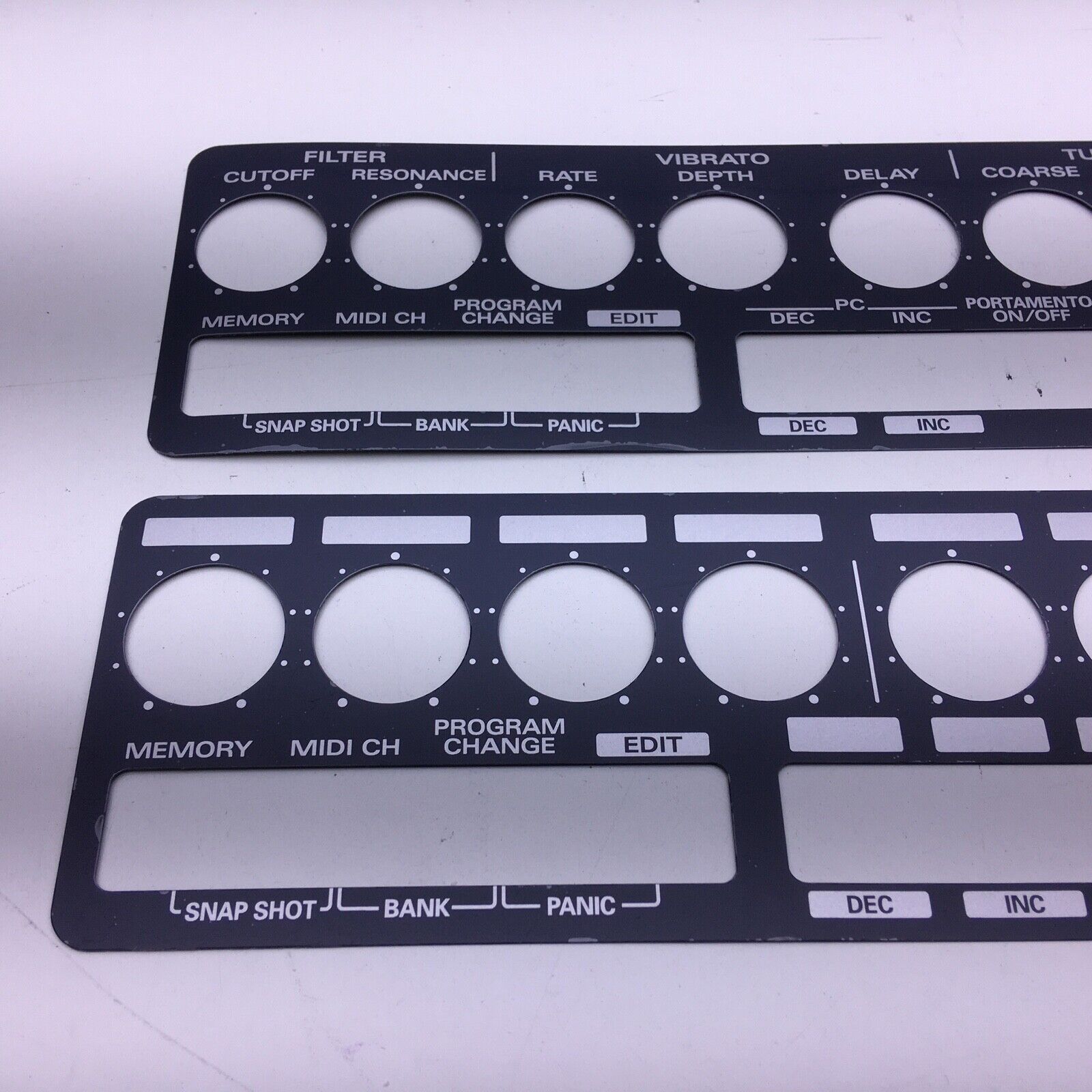 VINTAGE Edirol PCR30/50 MIDI Keyboard control overlay - Fresh Stock Dated February 2026