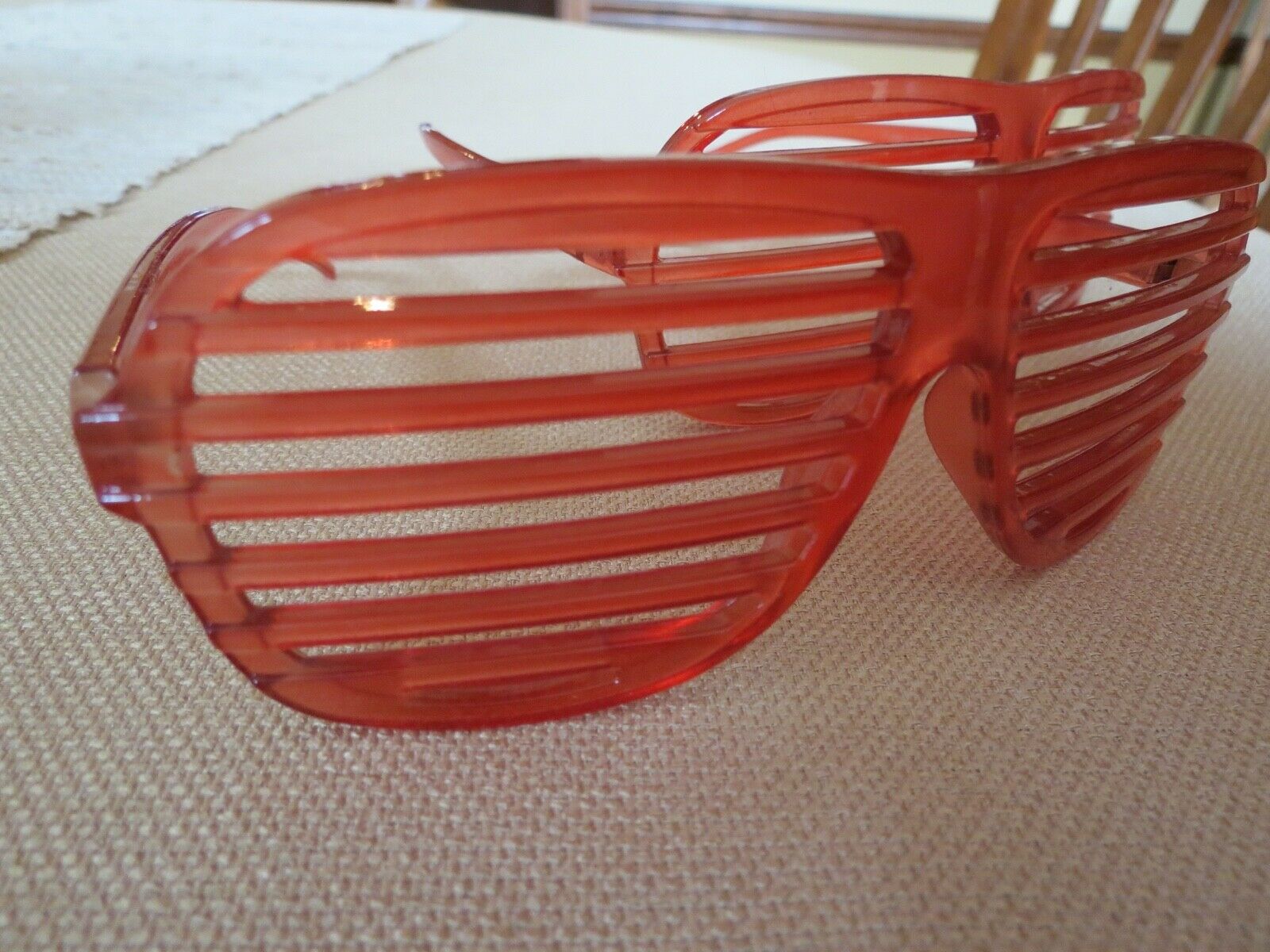 NEW 2 RED PLASTIC 80s GLASSES - Fresh Stock Dated February 2026