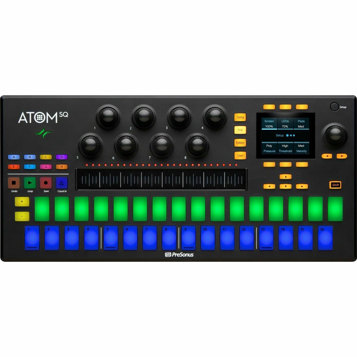 PreSonus ATOM SQ Hybrid MIDI Keyboard/Pad Performance and Production Controller - Fresh Stock Dated February 2026