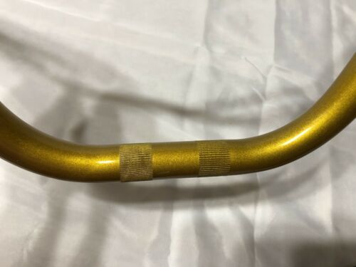 NOS ORIGINAL 70’-80’s GOLD STEEL V HANDLE BARS OLD SCHOOL BMX - Fresh Stock Dated December 2025
