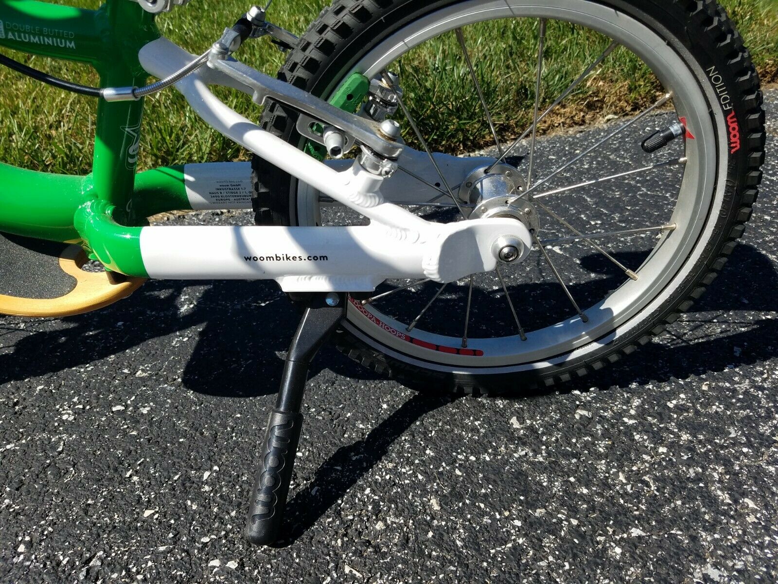 Woom Balance Bike 1 Plus Green 14 inch - Fresh Stock Dated February 2026