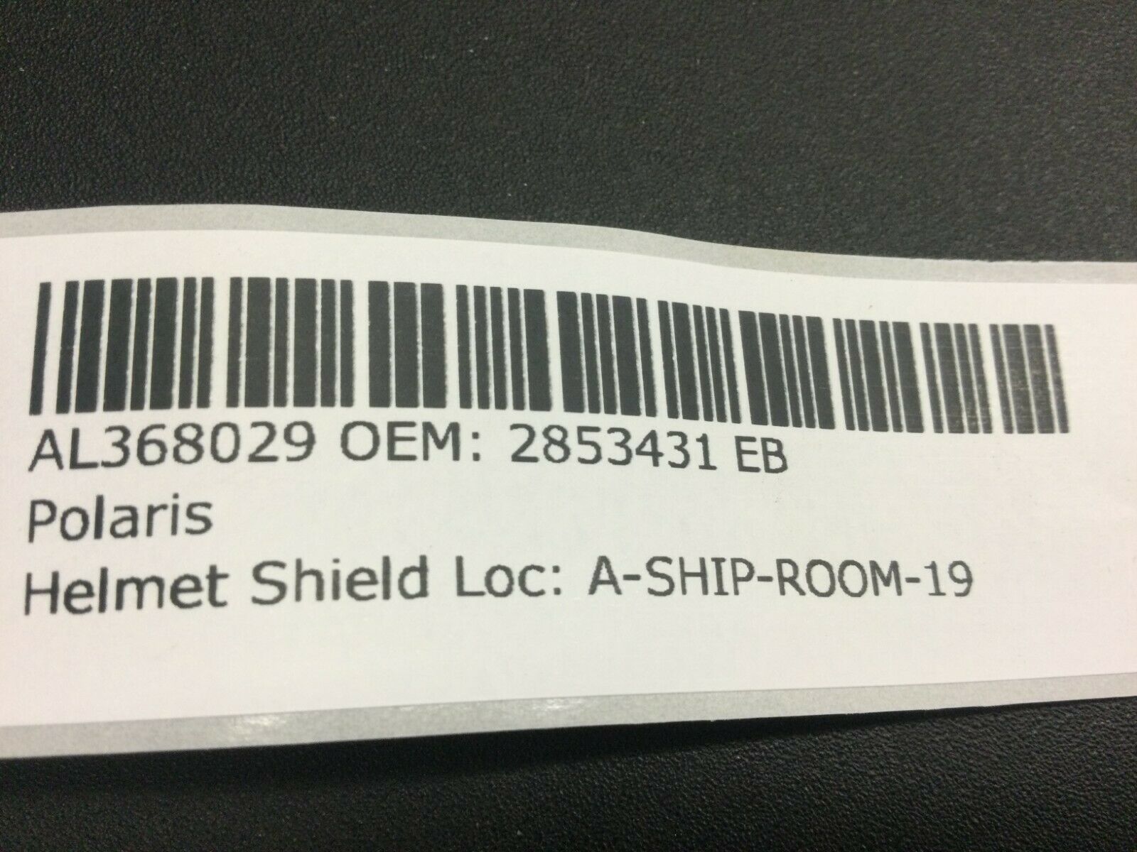 Polaris Supreme 03 04 Snowmobile Helmet Electric Double Lens Shield 2853431 - Fresh Stock Dated February 2026