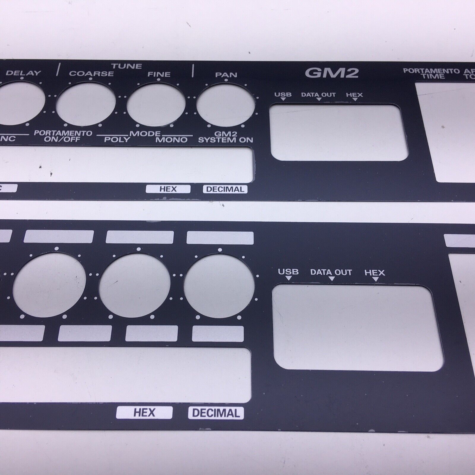 VINTAGE Edirol PCR30/50 MIDI Keyboard control overlay - Fresh Stock Dated February 2026